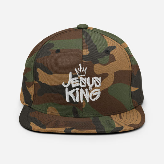 Jesus is King Snapback Hat